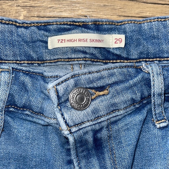 721 High Rise Skinny Levi’s 29 - Picture 3 of 6